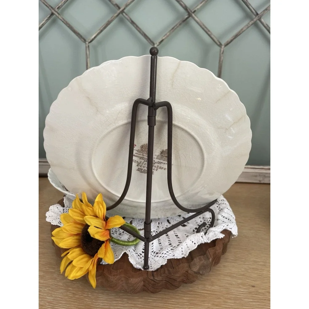 Vintage Johnson Brothers Staffordshire Bouquet 6 Piece Setting England IRONSTONE